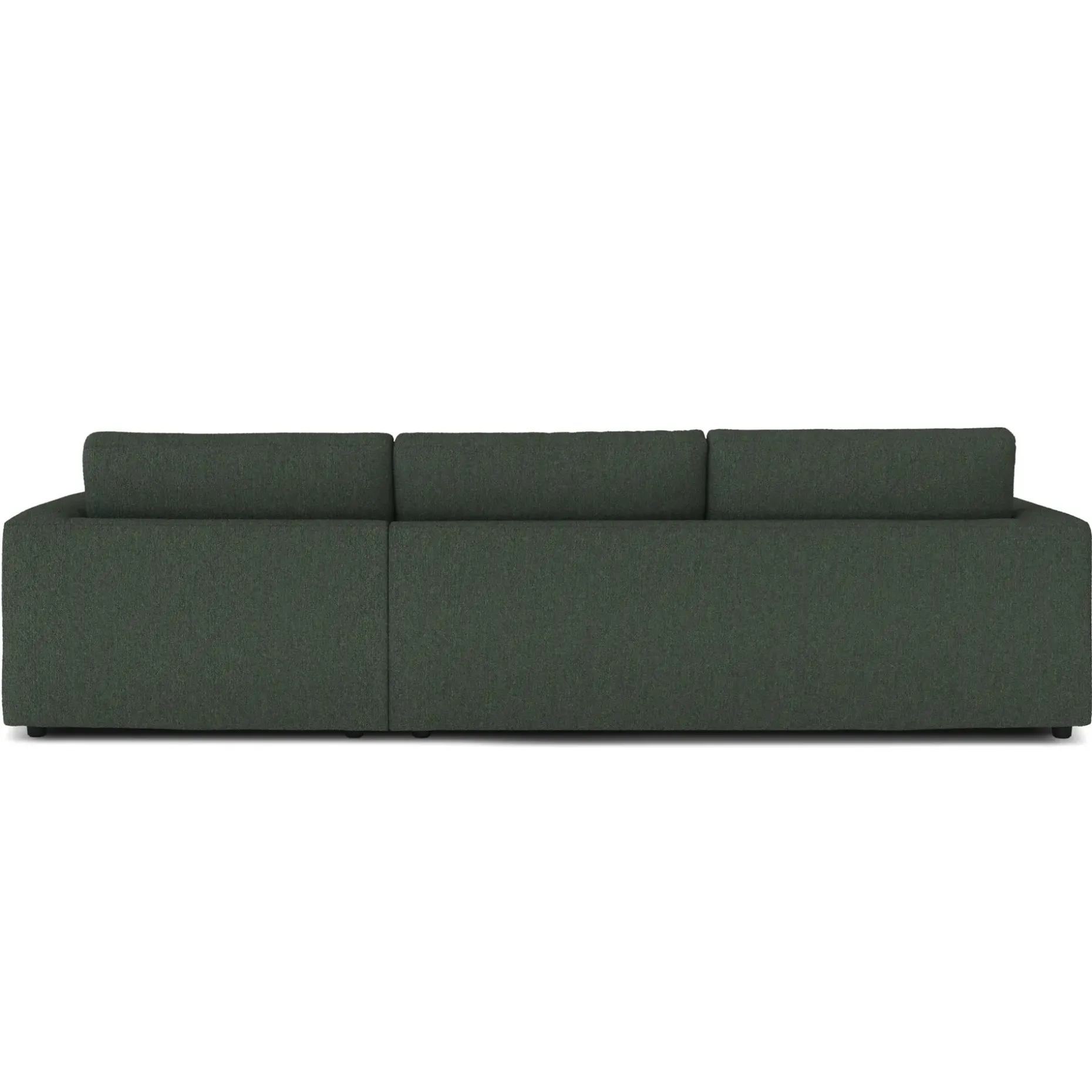 Riley 118" Right Storage Sleeper Sectional - Green Wool Bouclé