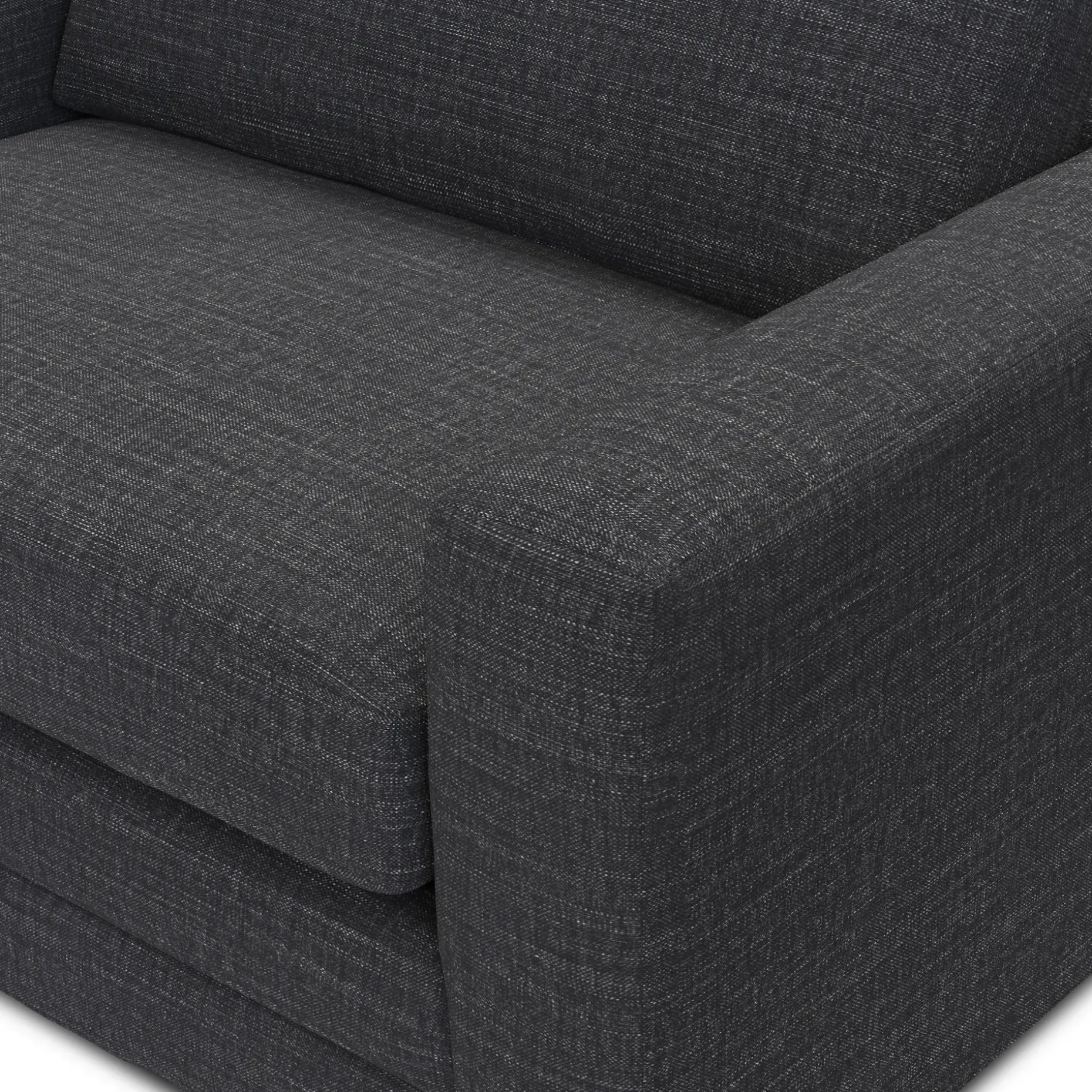 Riley 57.5" Sleeper Chair - Napa Charcoal
