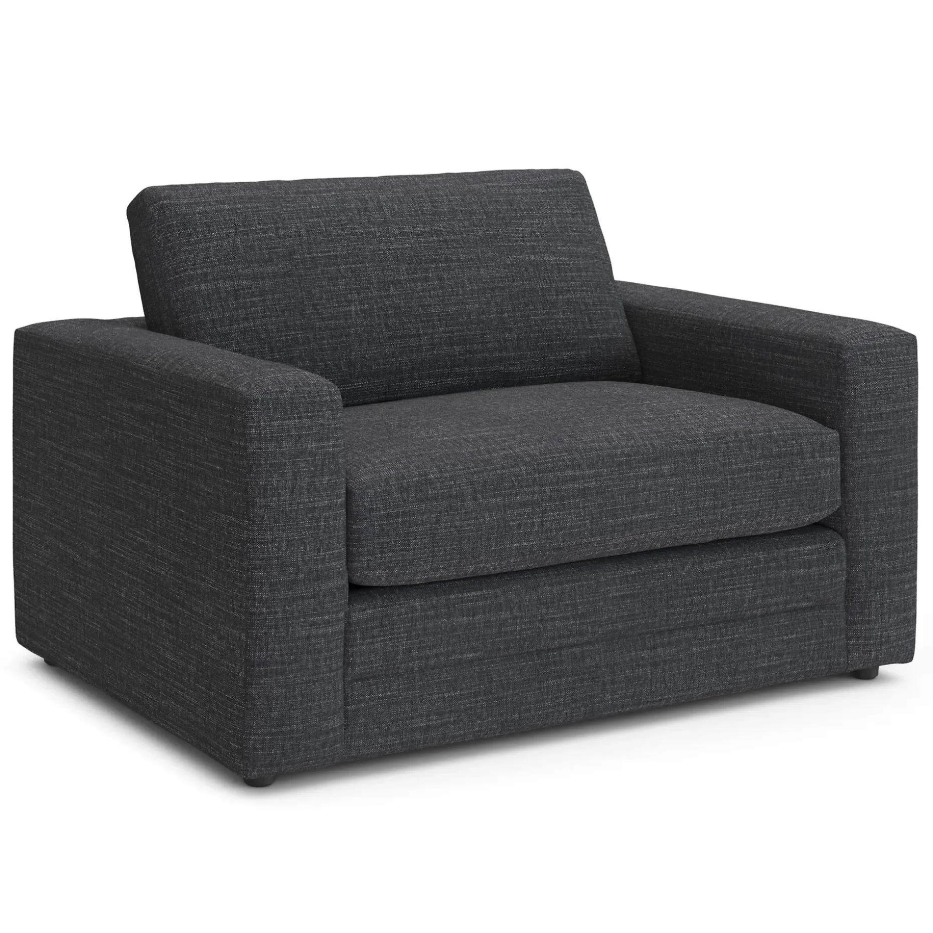 Riley 57.5" Sleeper Chair - Napa Charcoal