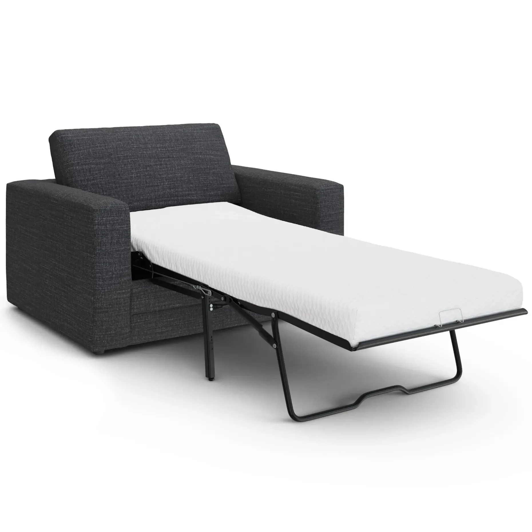 Riley 57.5" Sleeper Chair - Napa Charcoal