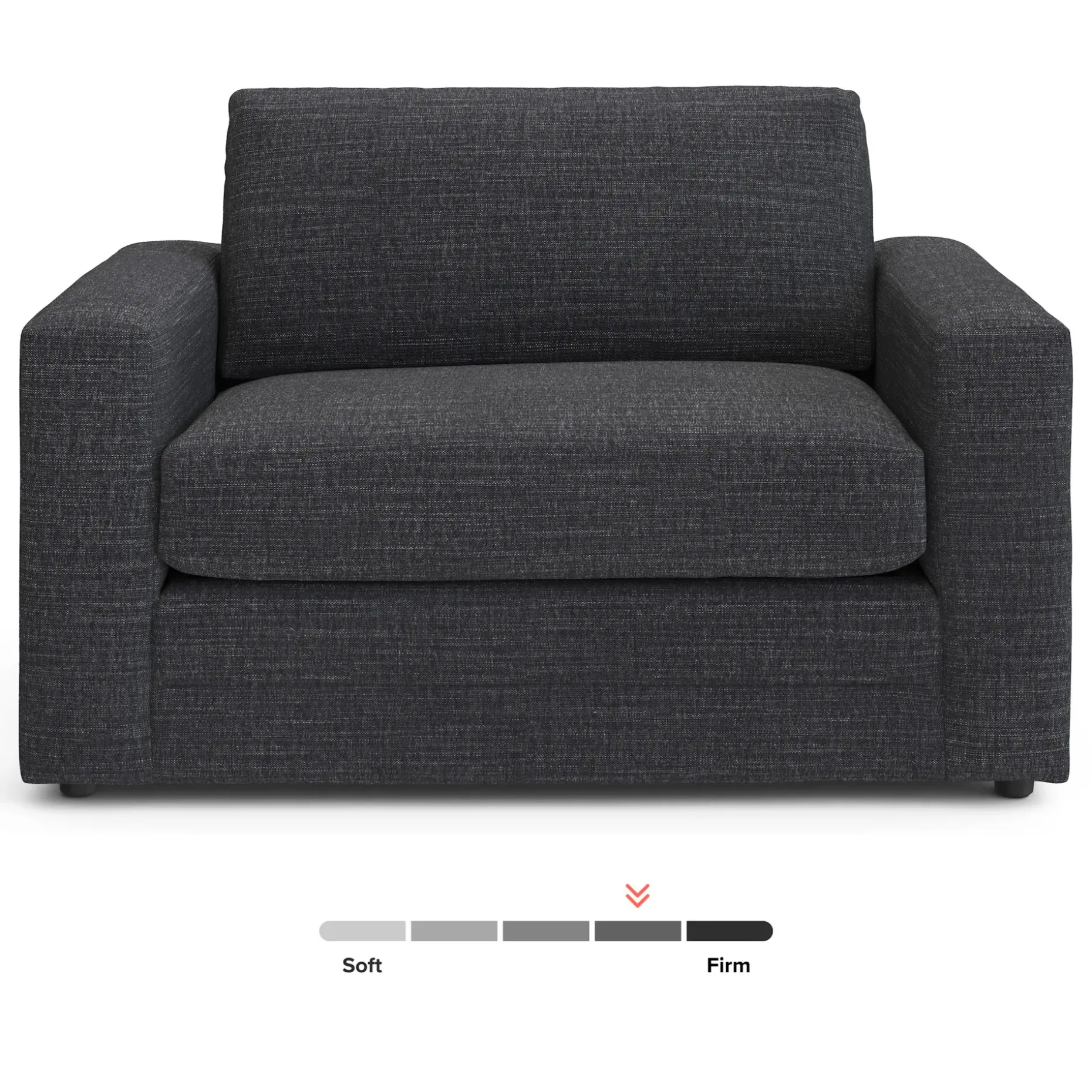 Riley 57.5" Sleeper Chair - Napa Charcoal