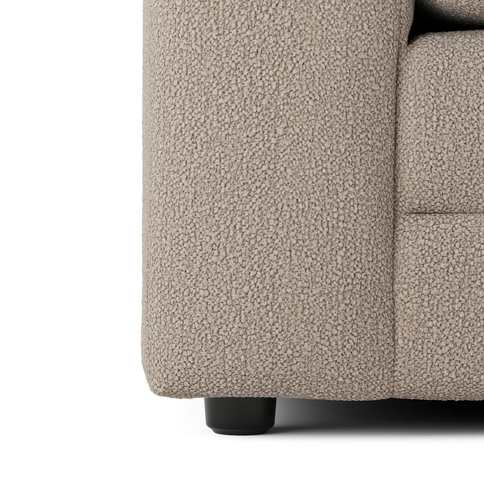 Riley 57.5" Sleeper Chair - Sandstone Wool Bouclé