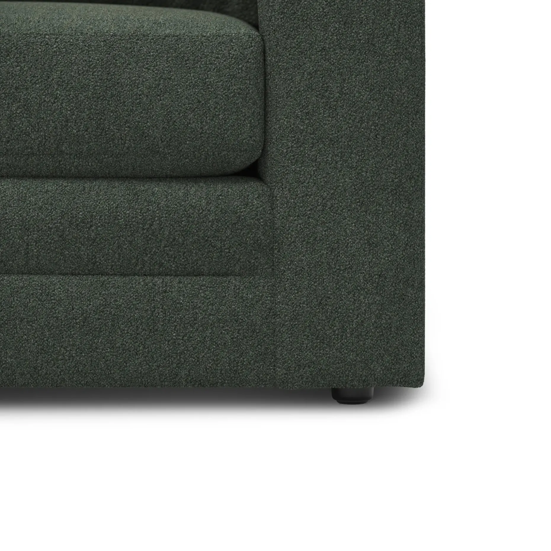 Riley 84" Sofa Bed - Green Wool Bouclé
