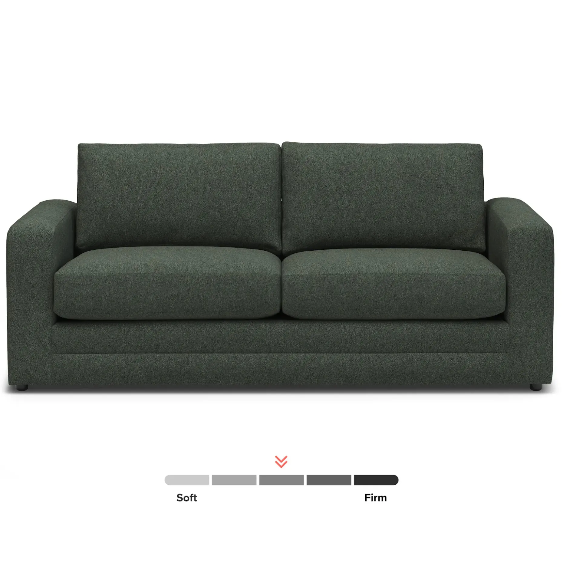 Riley 84" Sofa Bed - Green Wool Bouclé