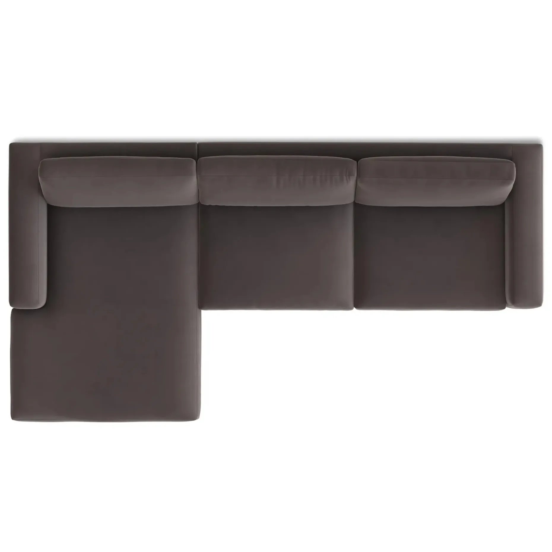 Riley 118" Velvet Left Storage Sleeper Sectional - Hale Warm Gray