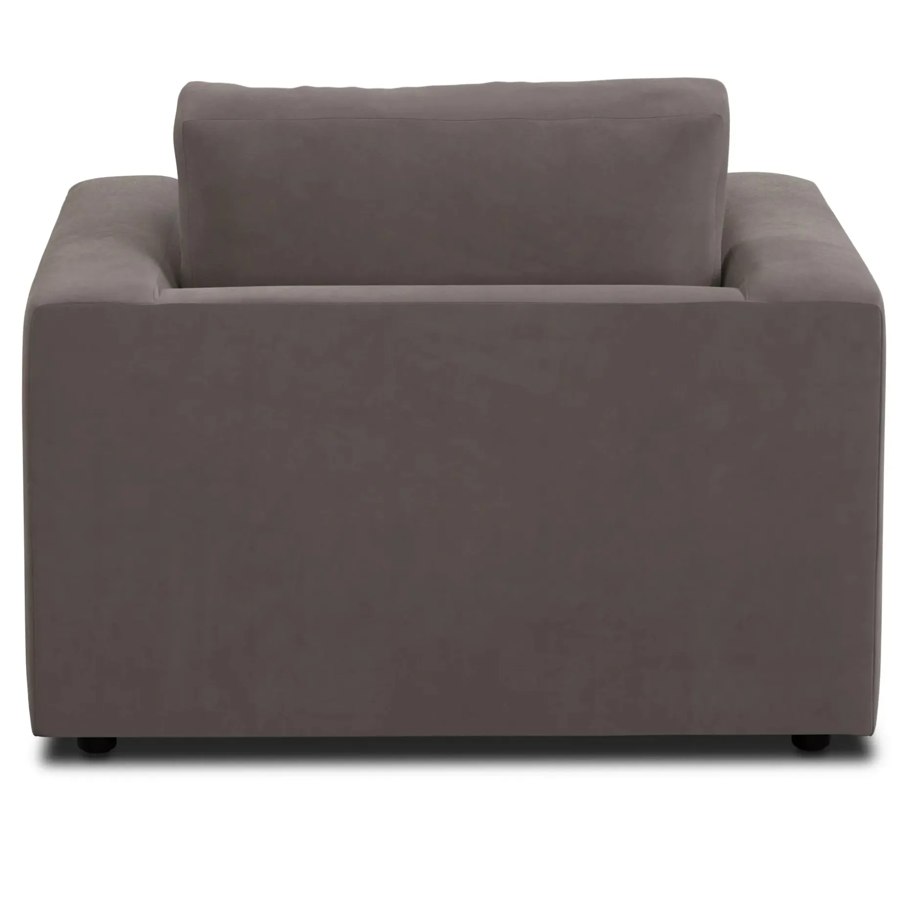Riley 42" Velvet Lounge Chair - Hale Warm Gray