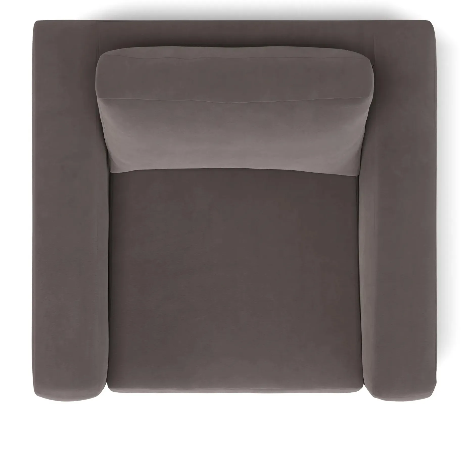 Riley 42" Velvet Lounge Chair - Hale Warm Gray
