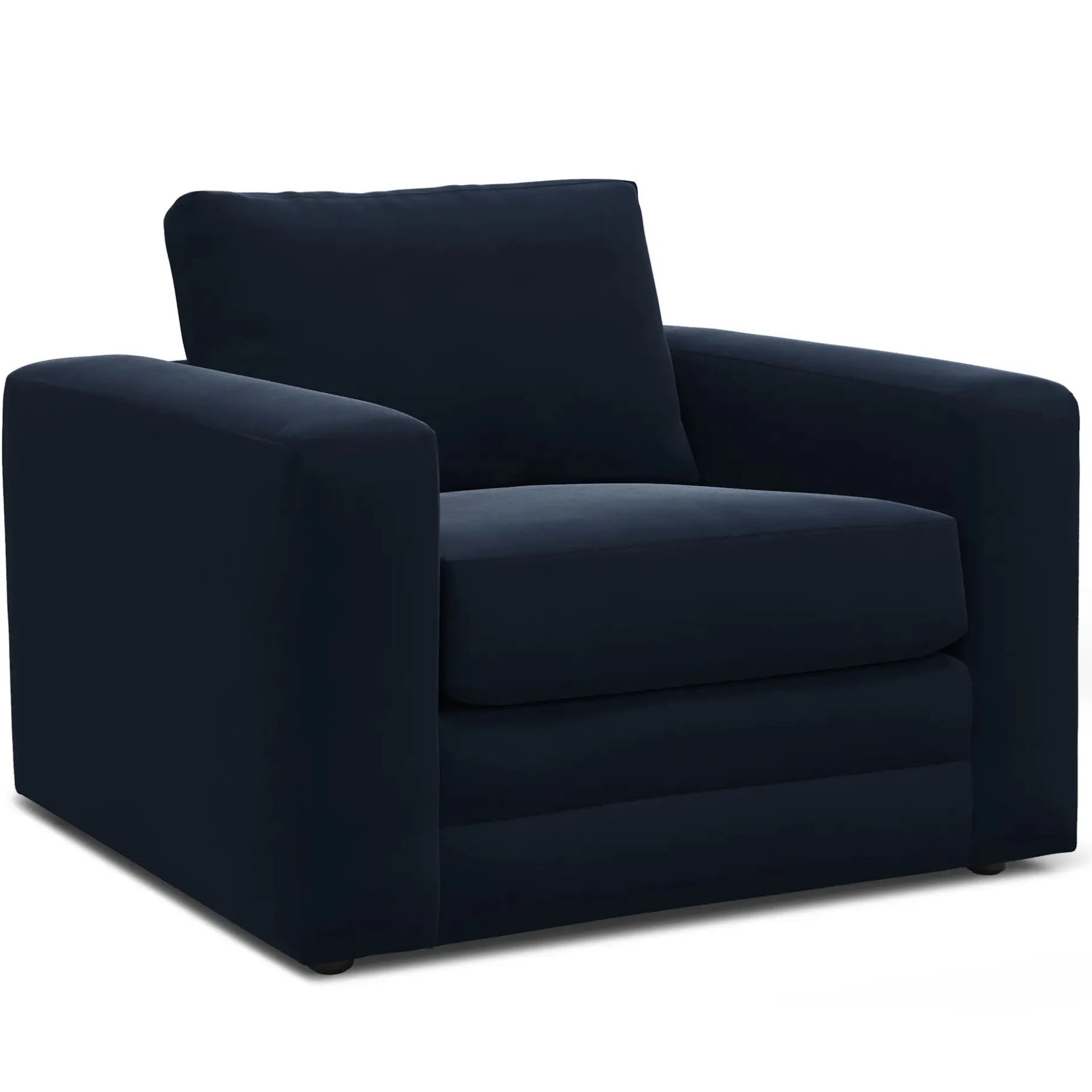 Riley 42" Velvet Lounge Chair - Hale Ink