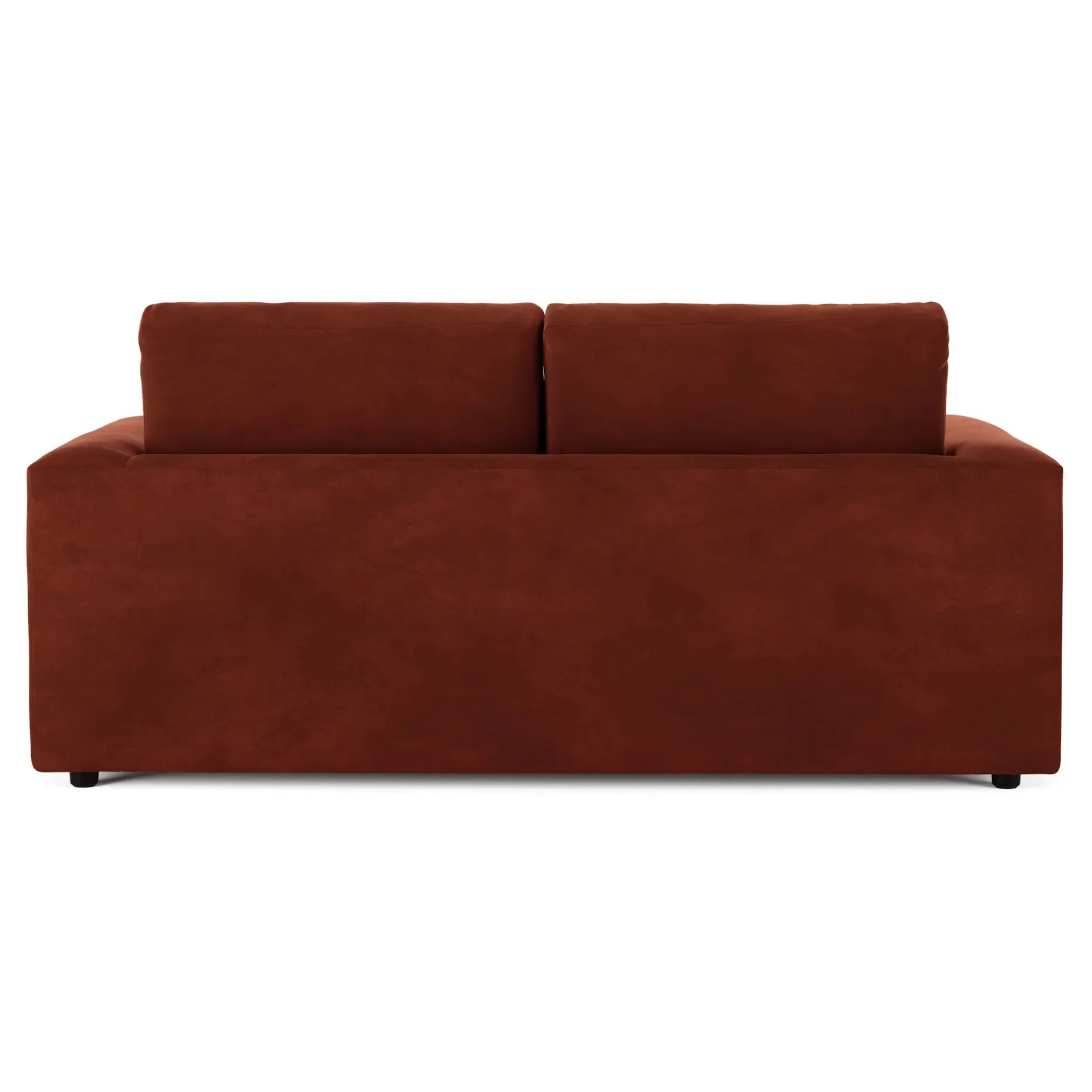 Riley 74" Velvet Loveseat - Hale Rust