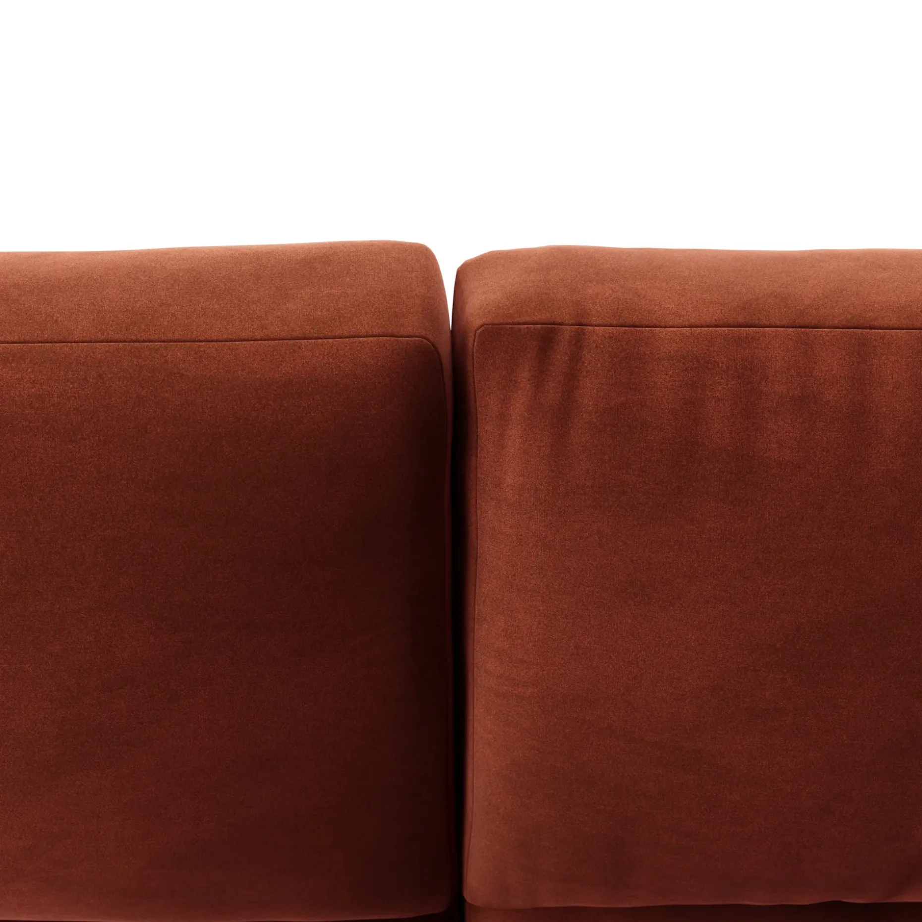 Riley 118" Velvet Right Storage Sleeper Sectional - Hale Rust