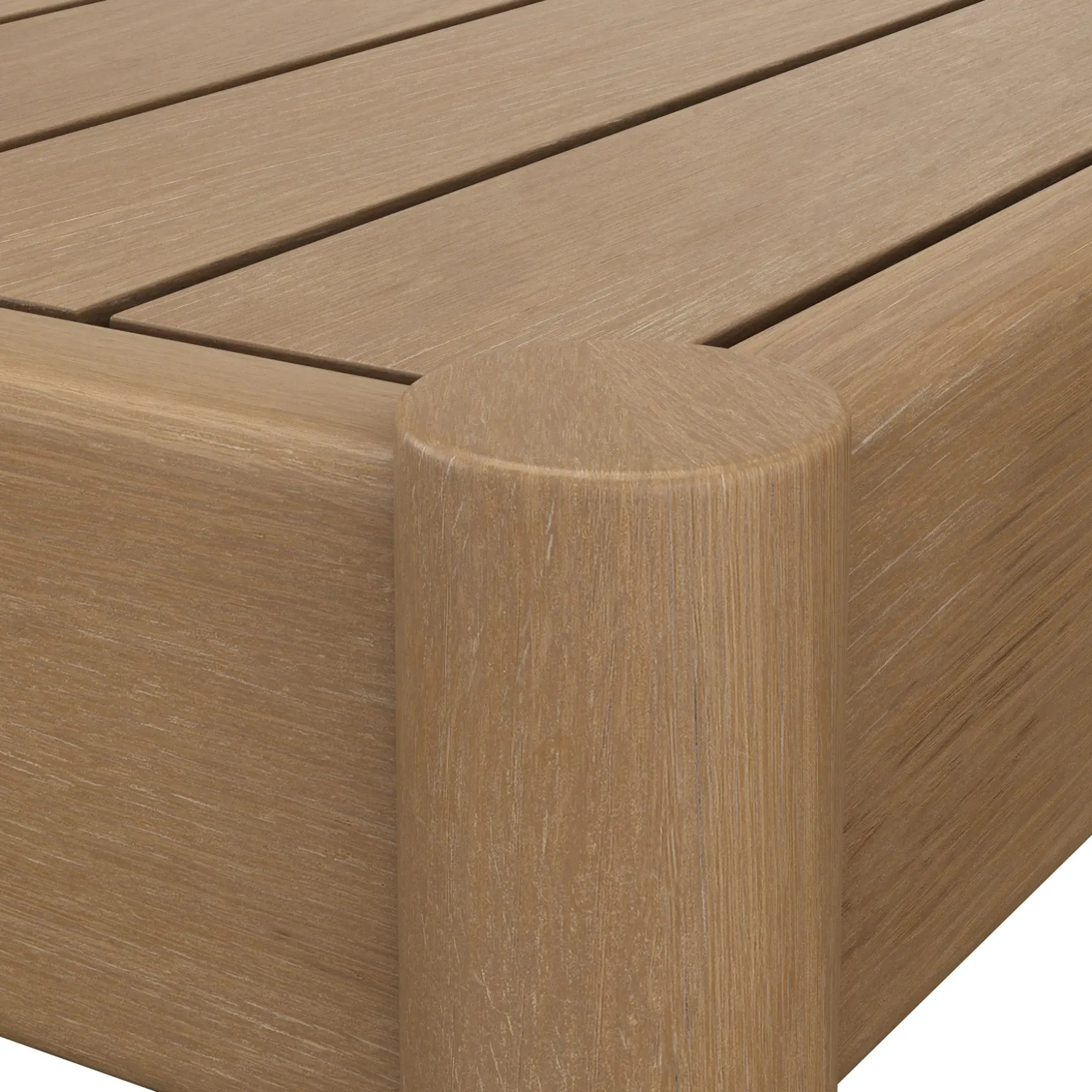 Rosa 65" Outdoor Bench - Light Eucalyptus