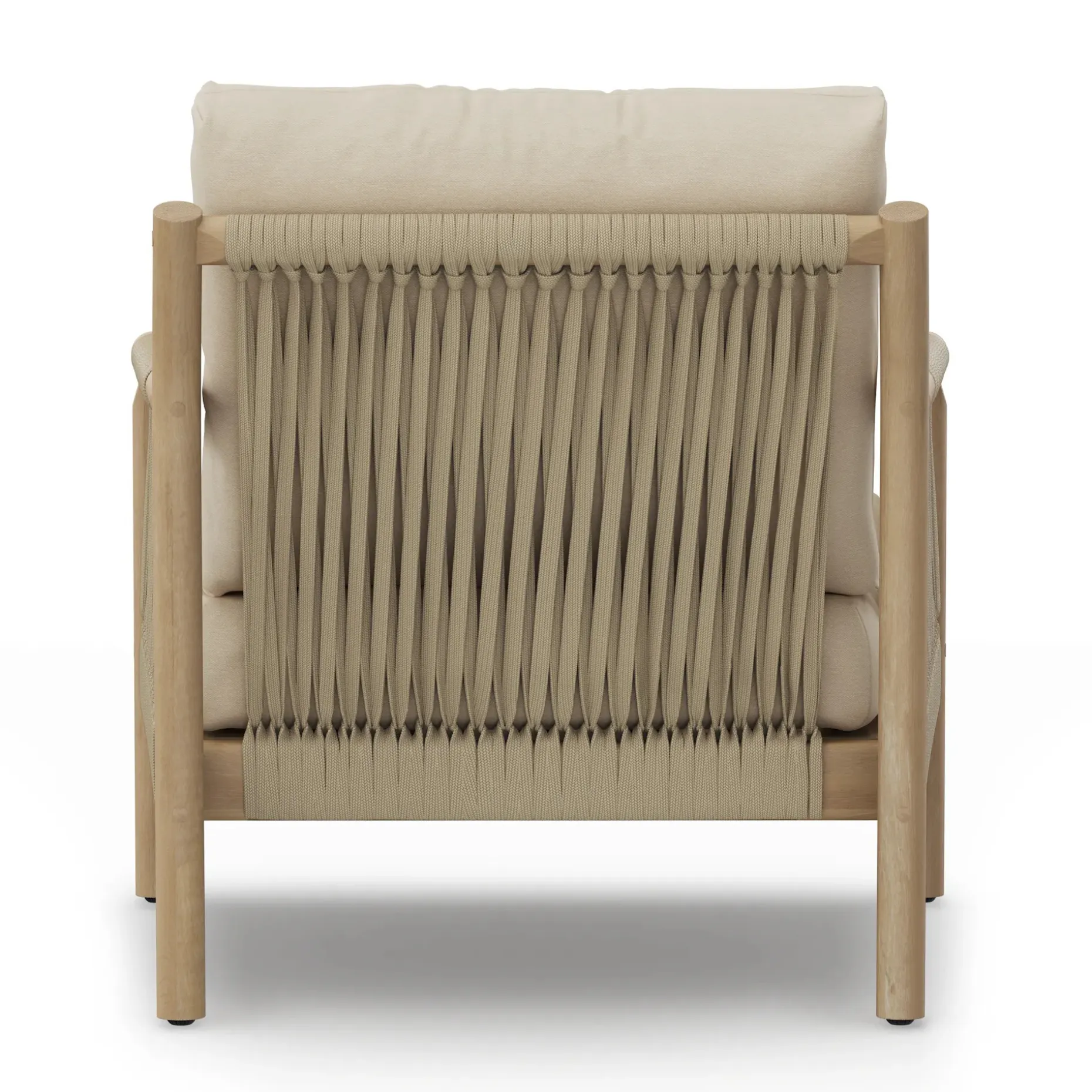Rosa 80" Outdoor Sofa Lounge Set - Dravite Ivory
