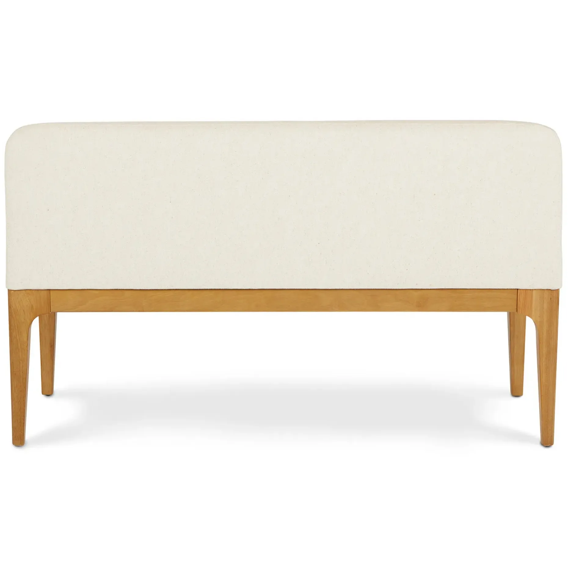 Rosin 53" Armless Banquette - Natural Oak and Sand Ivory