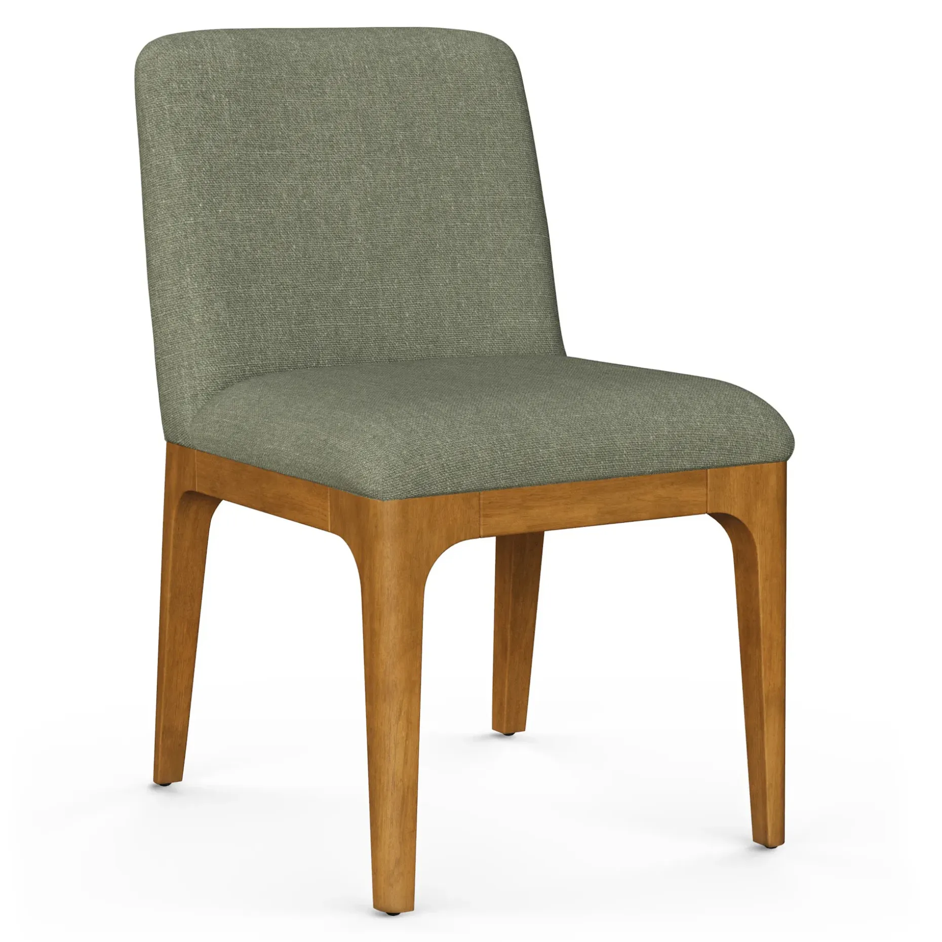 Rosin Dining Chair - Smoked Oak and Welsh Green