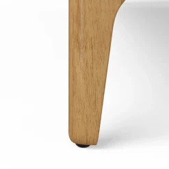 Rosin King Upholstered Bed - Natural Oak and Sand Ivory