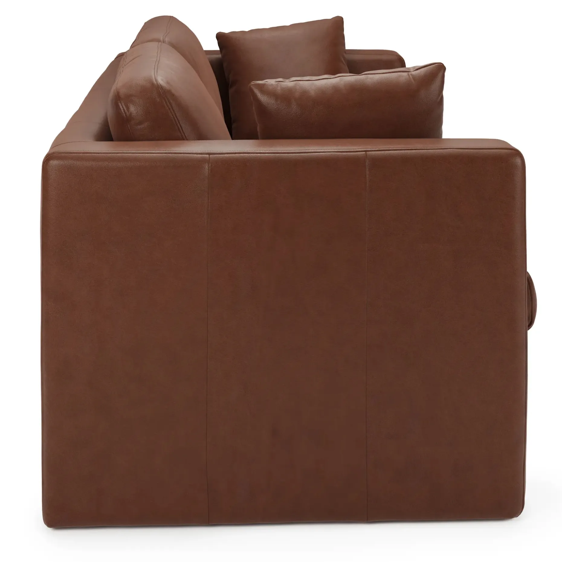 Roxwell 71.5" Leather Loveseat - Taos Brown