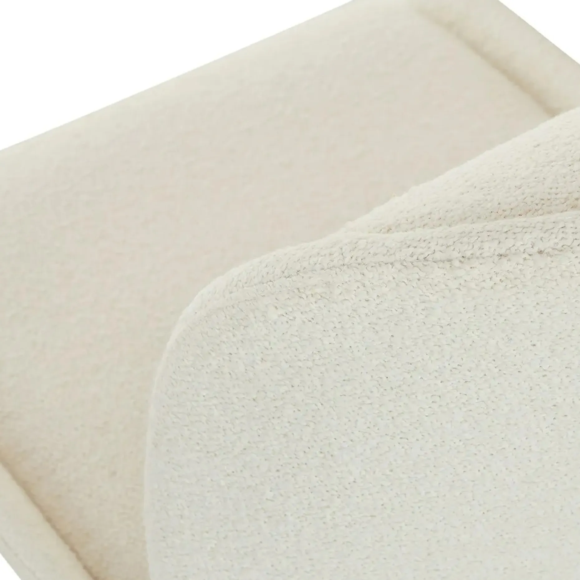 Rya Office Chair - Ivory Wool Bouclé