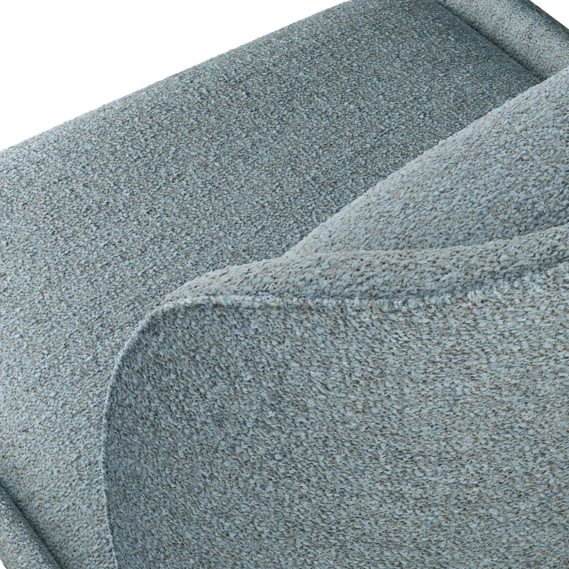 Rya Office Chair - Light Blue Wool Bouclé