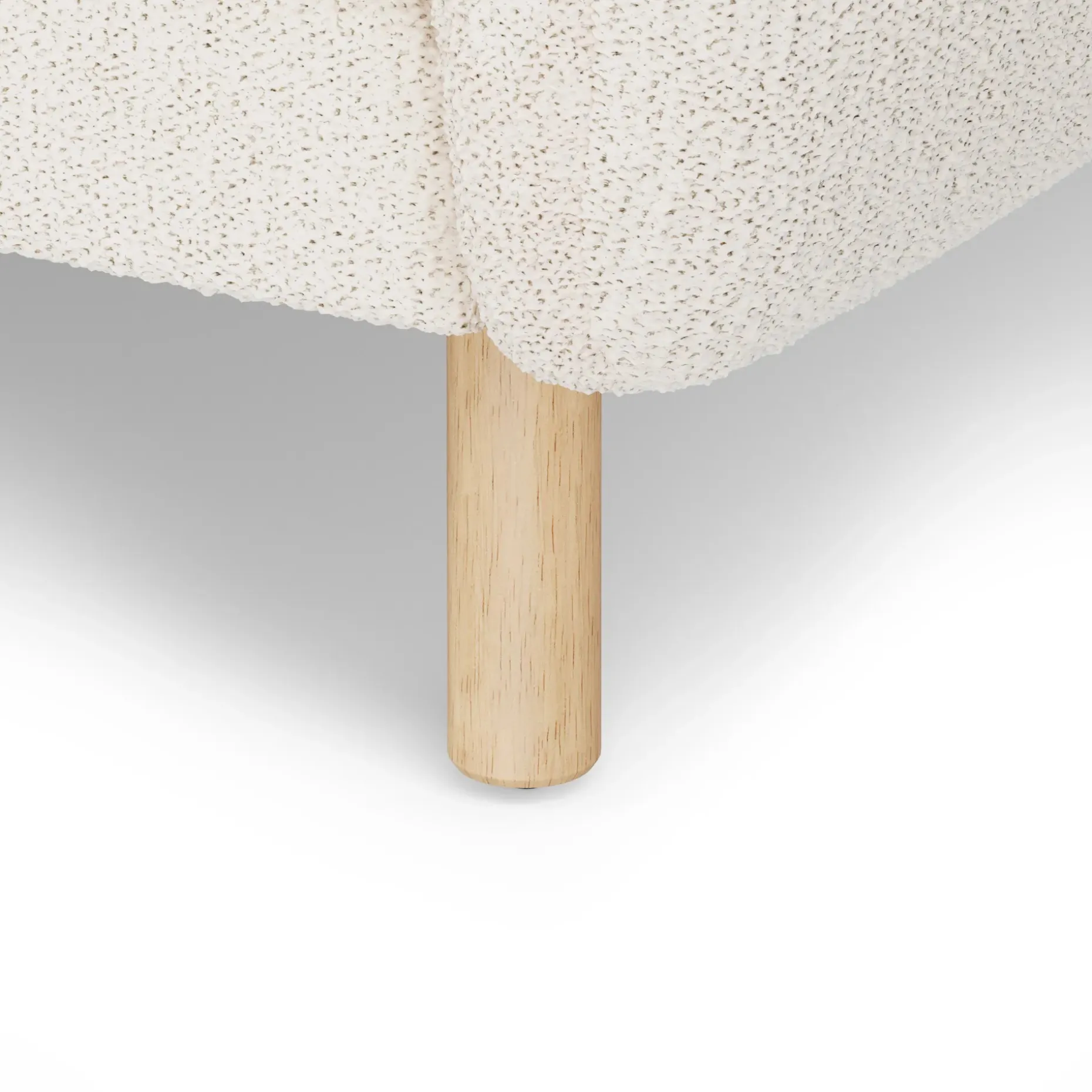 Sanders 37" Lounge Chair - Ivory Wool Bouclé
