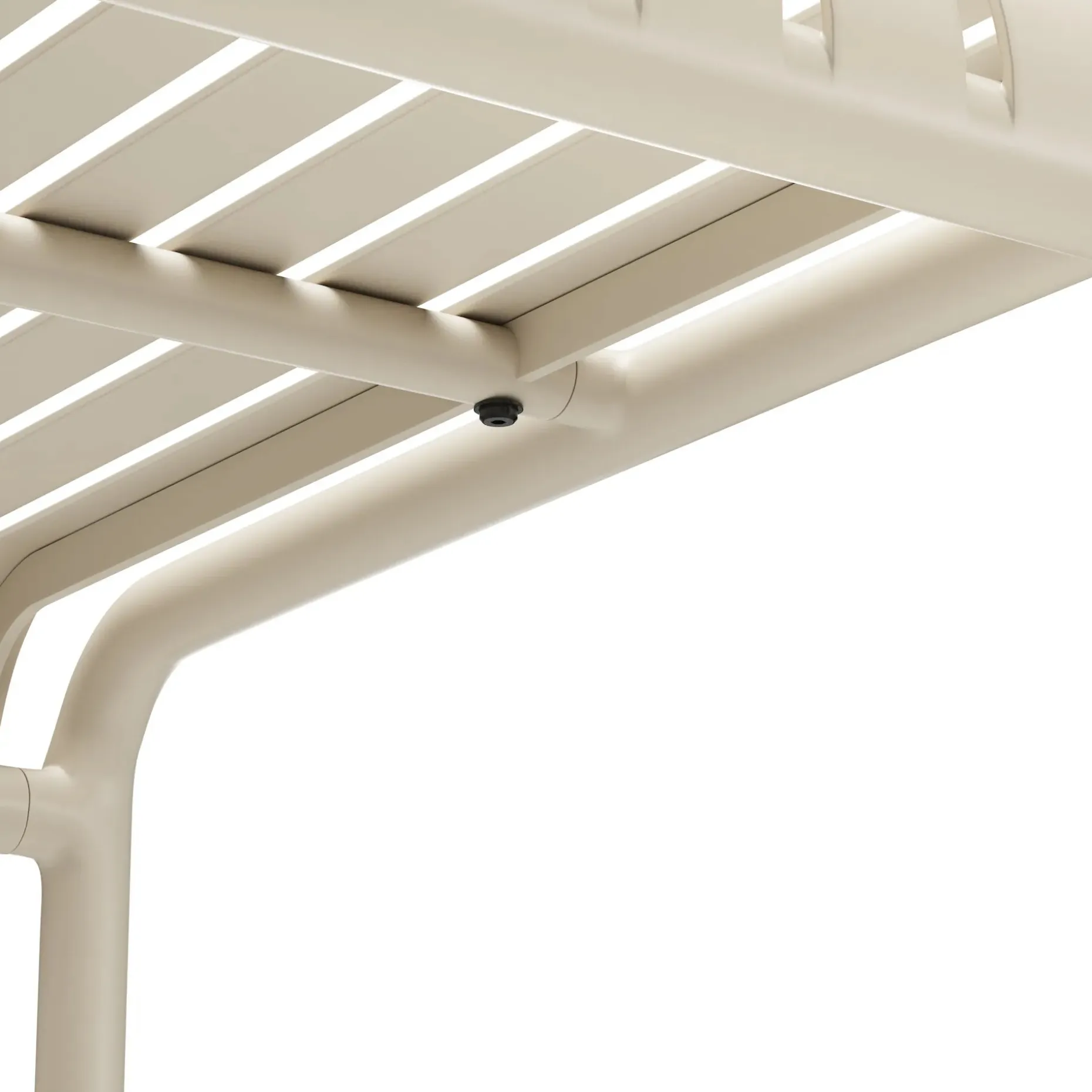 Sarek 51" Outdoor Bar Table - Taupe