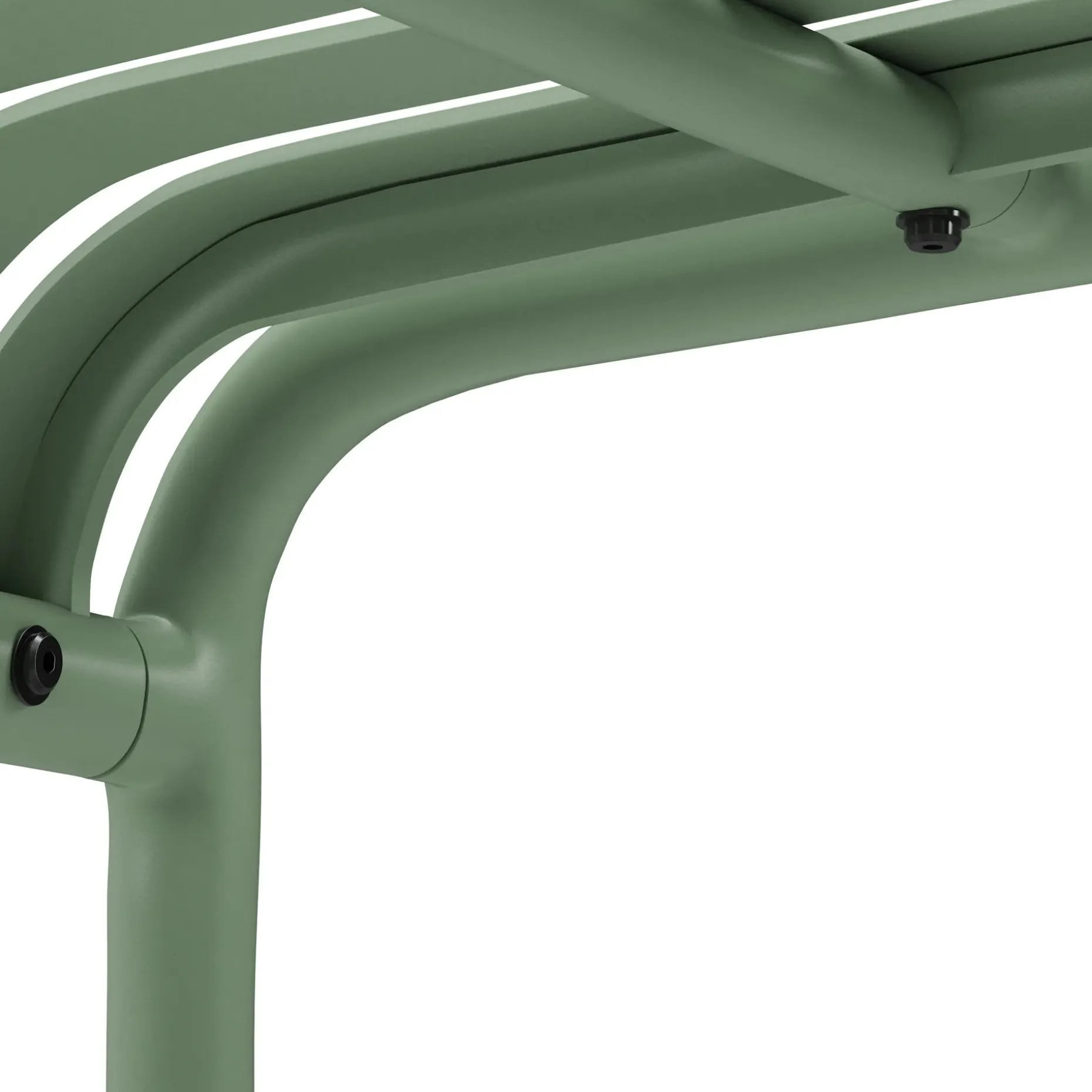 Sarek 59" Outdoor Bench - Khaki Green
