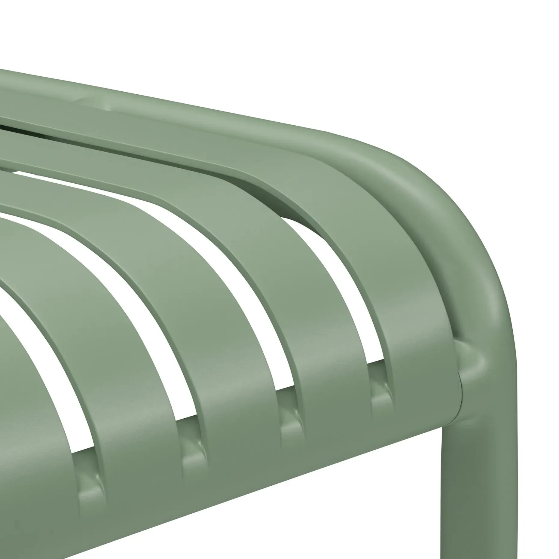 Sarek 59" Outdoor Bench - Khaki Green