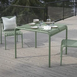 Sarek Outdoor Stackable Dining Chair - Khaki Green