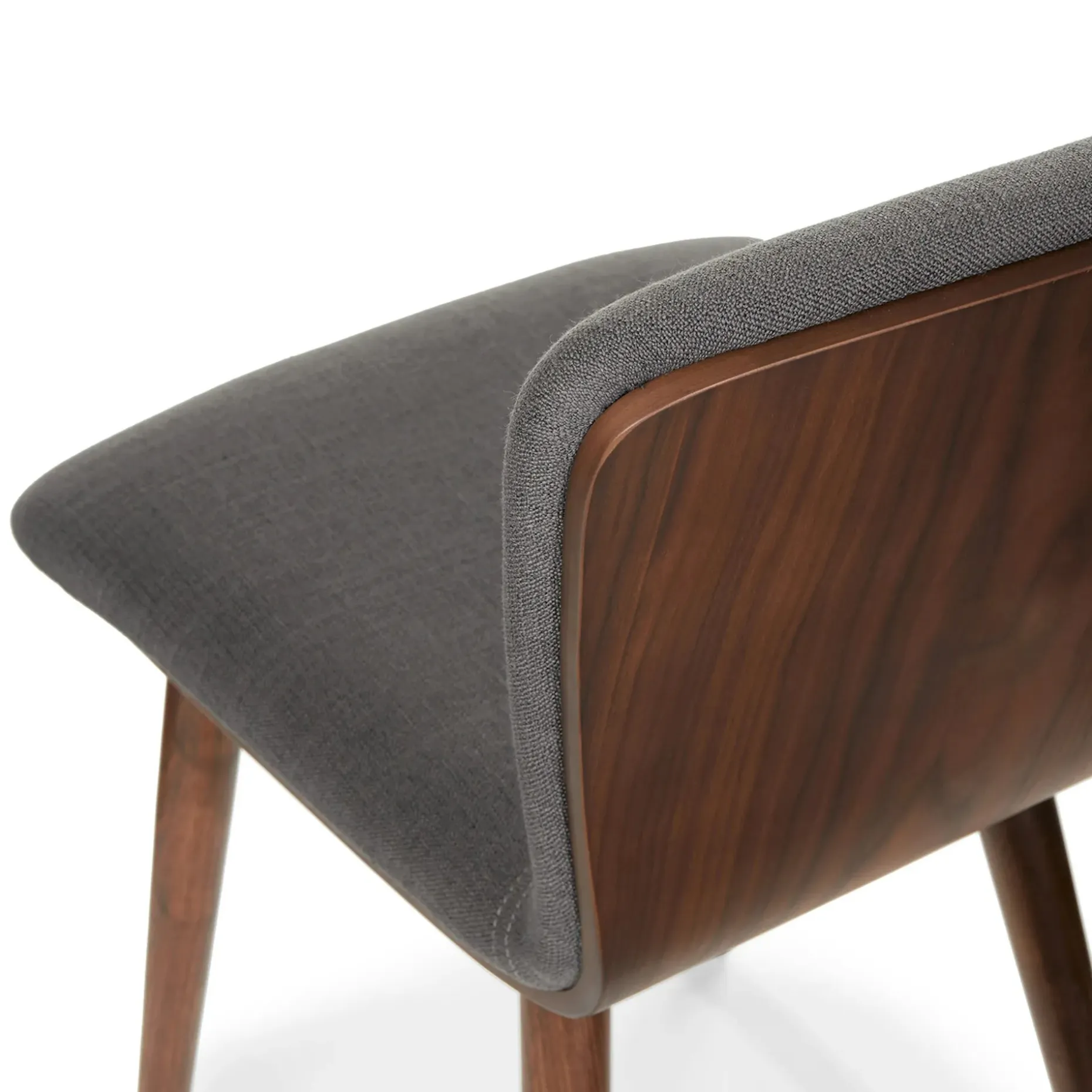Sede Dining Chair - Walnut and Miller Gray