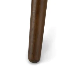 Sede Leather Counter Stool - Walnut and Toscana Tan