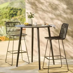 Selka Outdoor Bar Stool - Natural