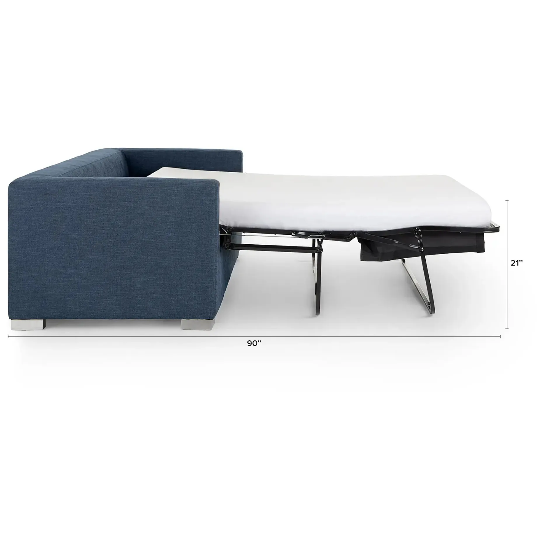 Soma 82" Sofa Bed - Midnight Blue