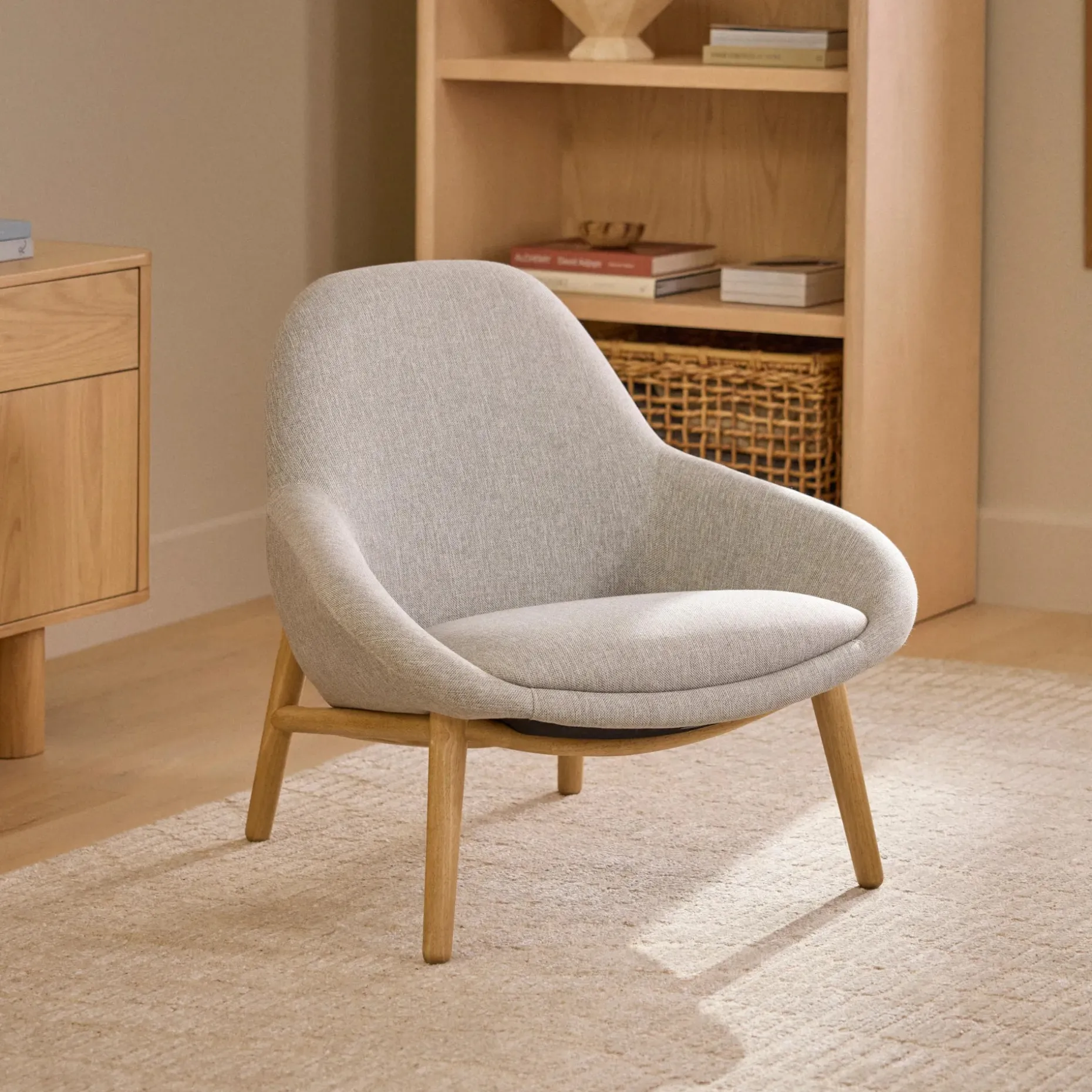 Sunny 32" Lounge Chair - Seasalt Gray