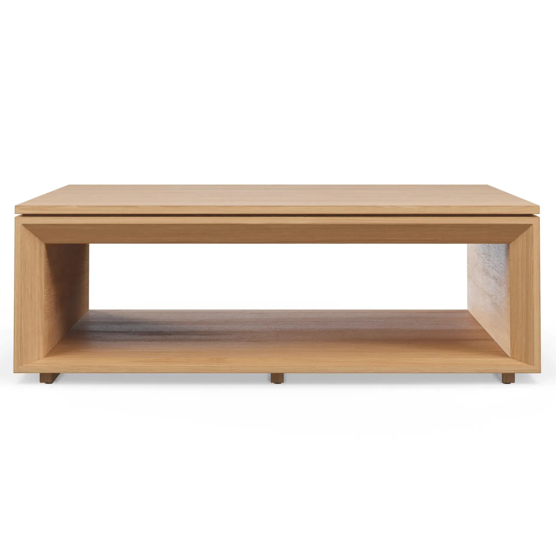 Suri 44" Square Coffee Table - White Oak