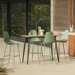 Svelti Bar Stool - Aloe Green