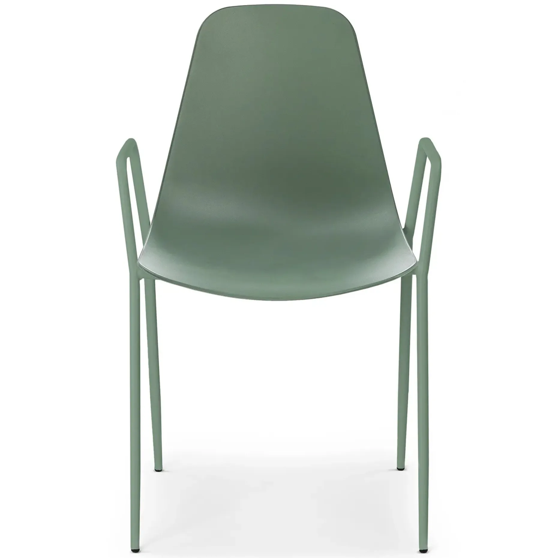 Svelti Stackable Dining Armchair - Aloe Green