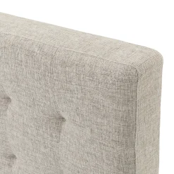 Sven King Tufted Headboard - Birch Ivory