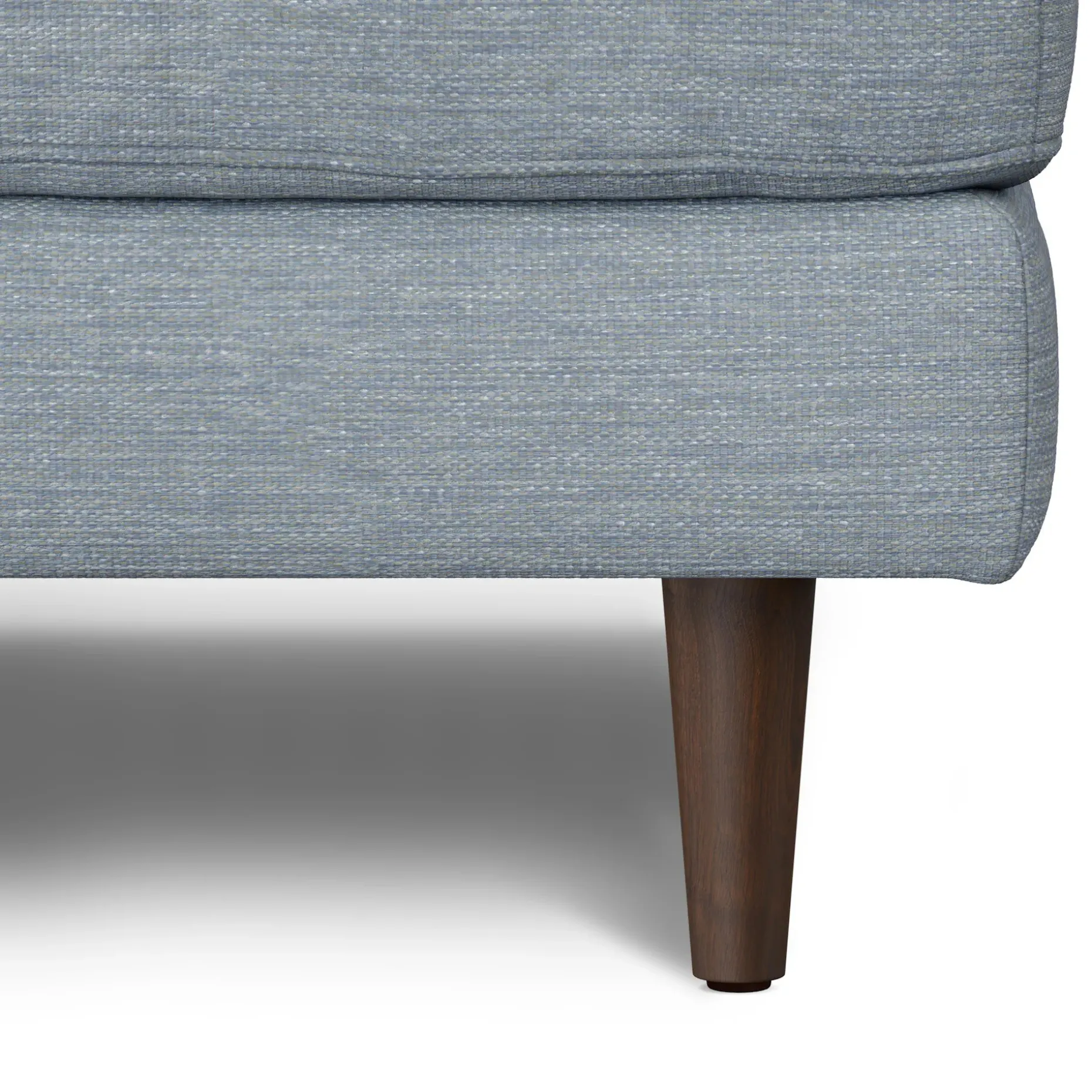 Sven 30" Ottoman - Silver Light Blue