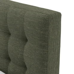 Sven Queen Tufted Bed - Fir Green