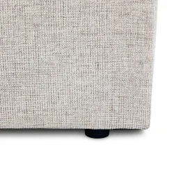 Sven Queen Tufted Storage Bed - Birch Ivory