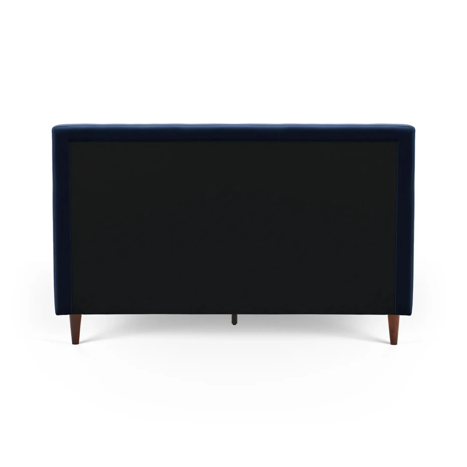 Sven Queen Tufted Velvet Bed - Plush Cascadia Blue