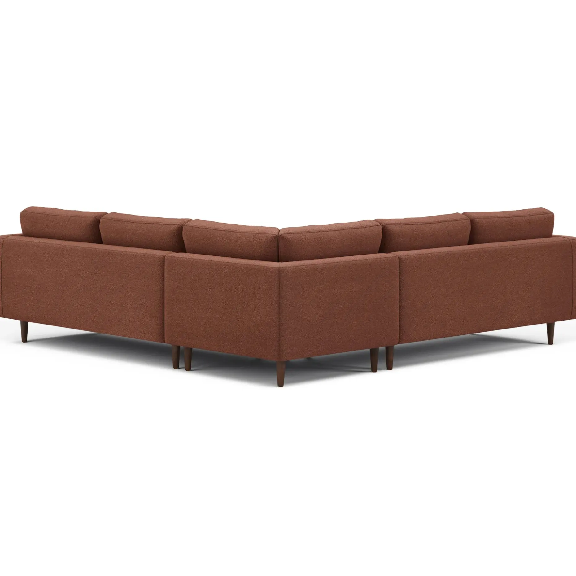 Sven 107" Tufted Corner Sectional - Ratine Oxide
