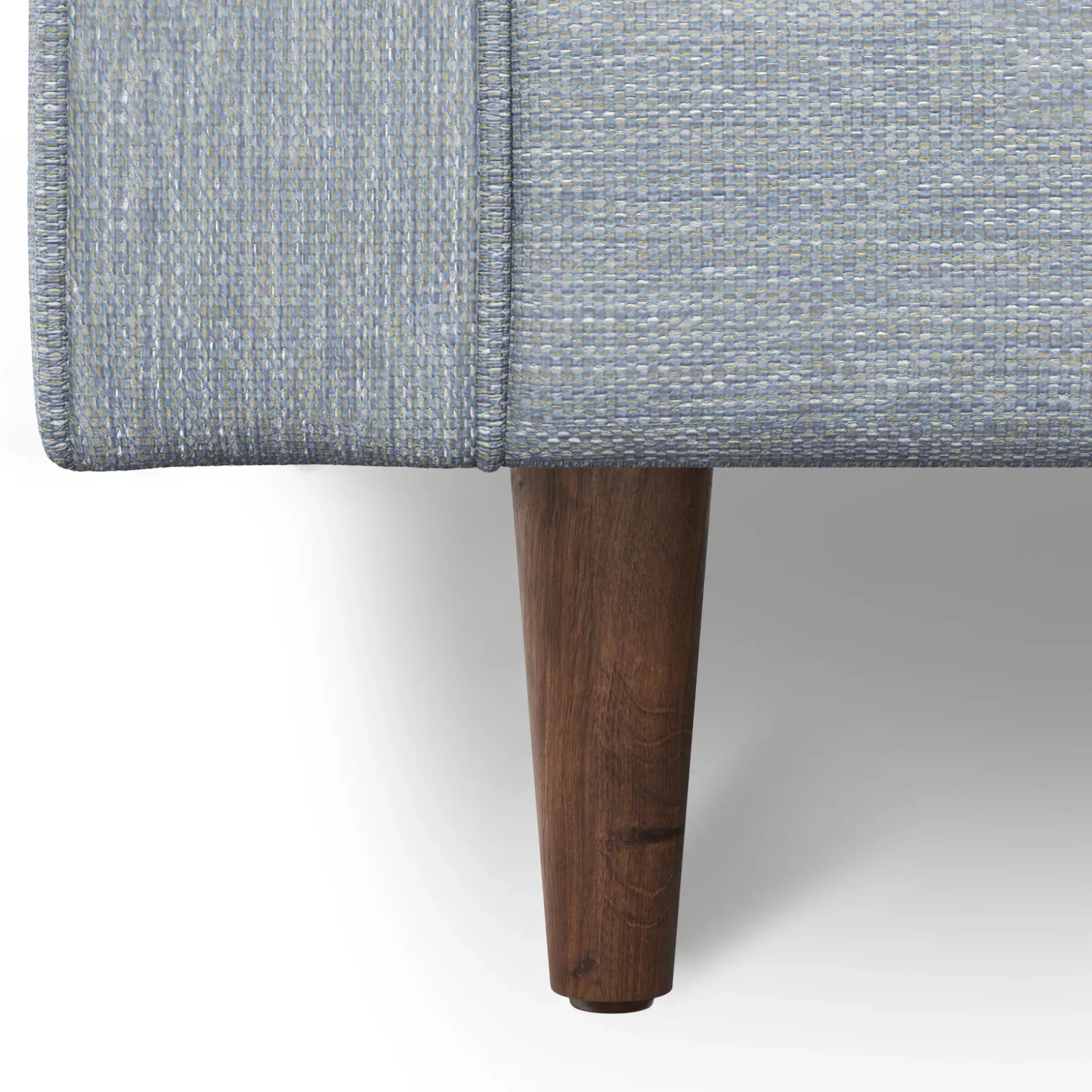 Sven 107" Tufted Corner Sectional - Silver Light Blue