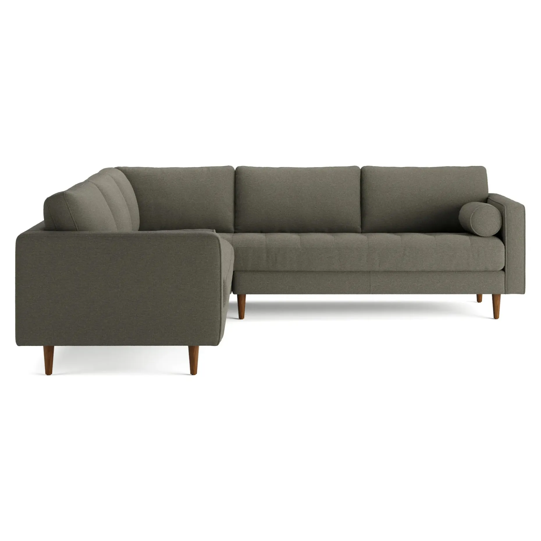 Sven 107" Tufted Corner Sectional - Silver Moss