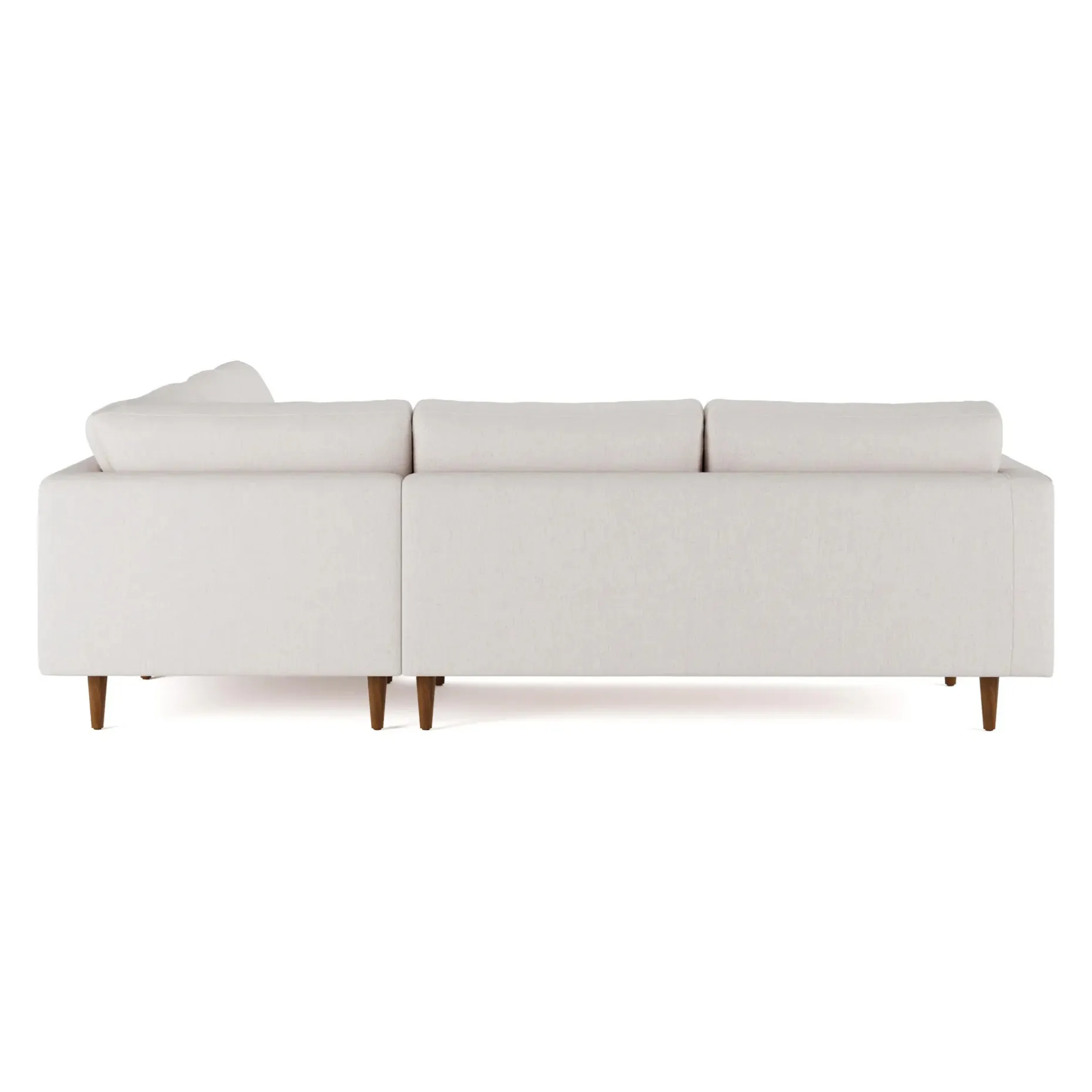 Sven 107" Tufted Corner Sectional - Napa White