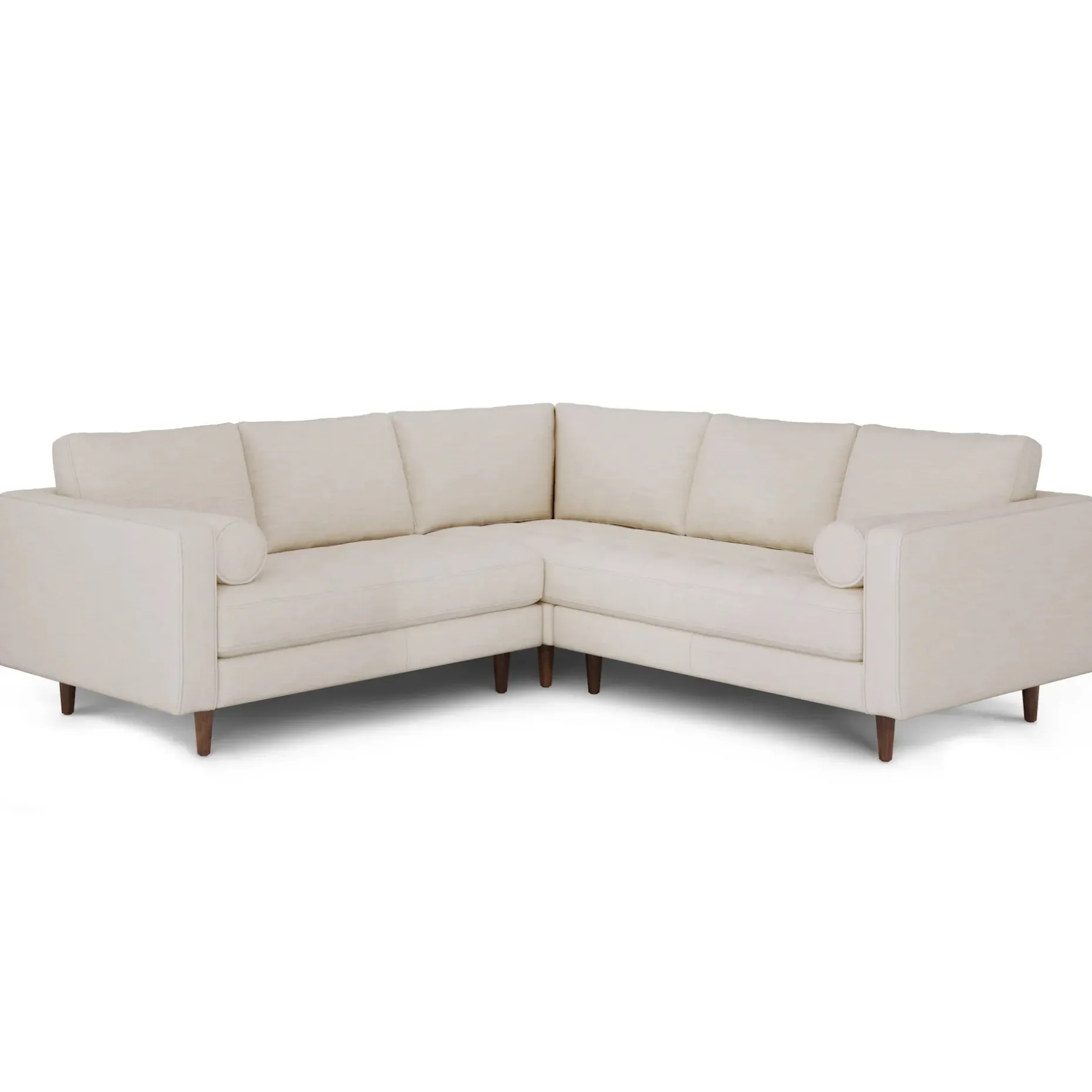 Sven 91" Tufted Corner Sectional - Biscuit Cream