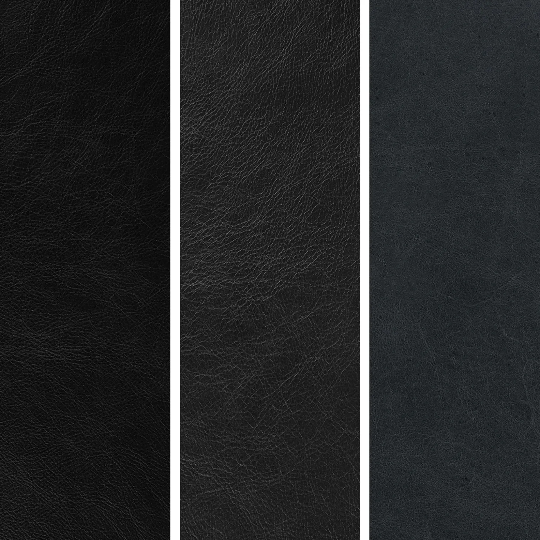 Sven 100" Tufted Leather Left Sectional - Oxford Black