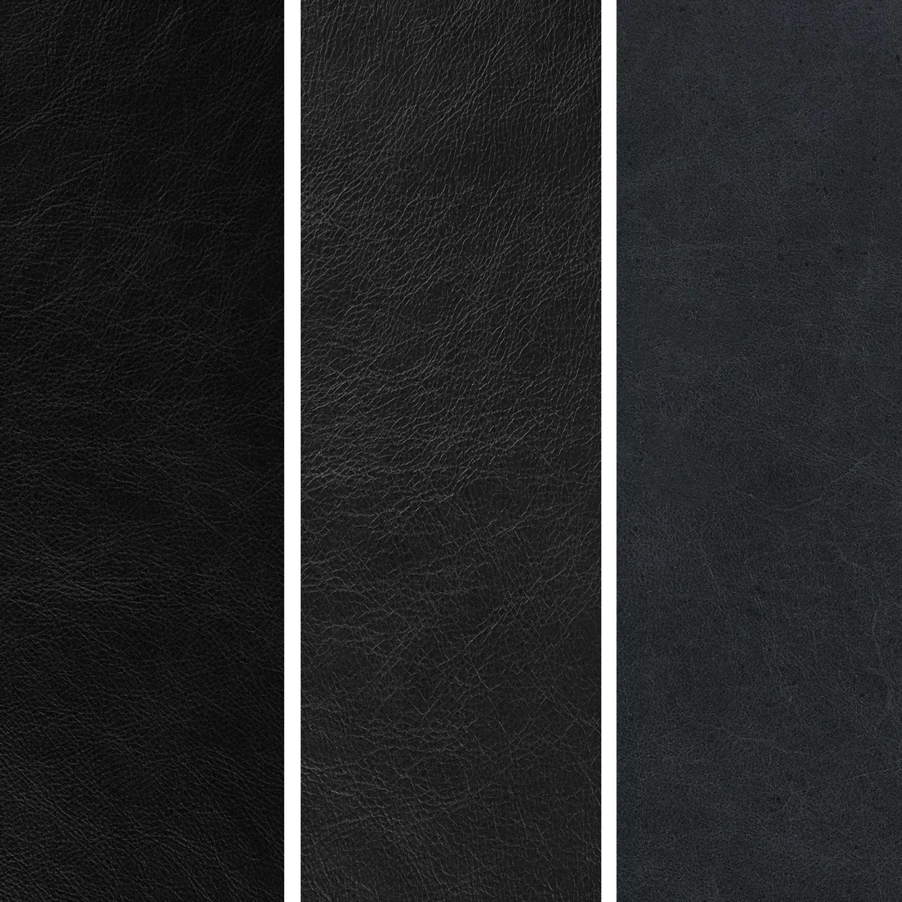 Sven 100" Tufted Leather Right Sectional - Oxford Black
