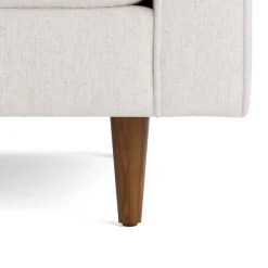 Sven 100" Tufted Left Sectional - Napa White