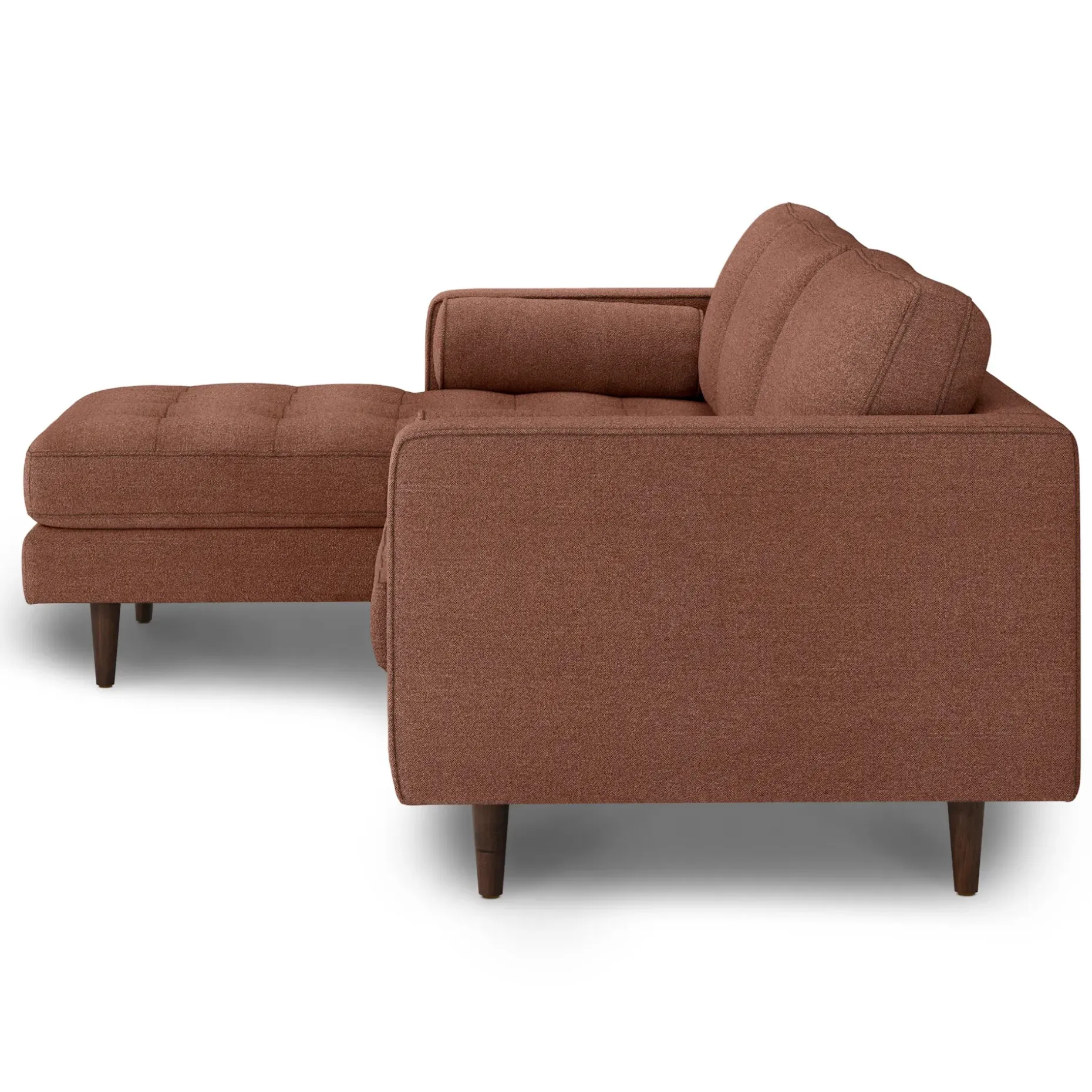 Sven 100" Tufted Left Sectional - Ratine Oxide