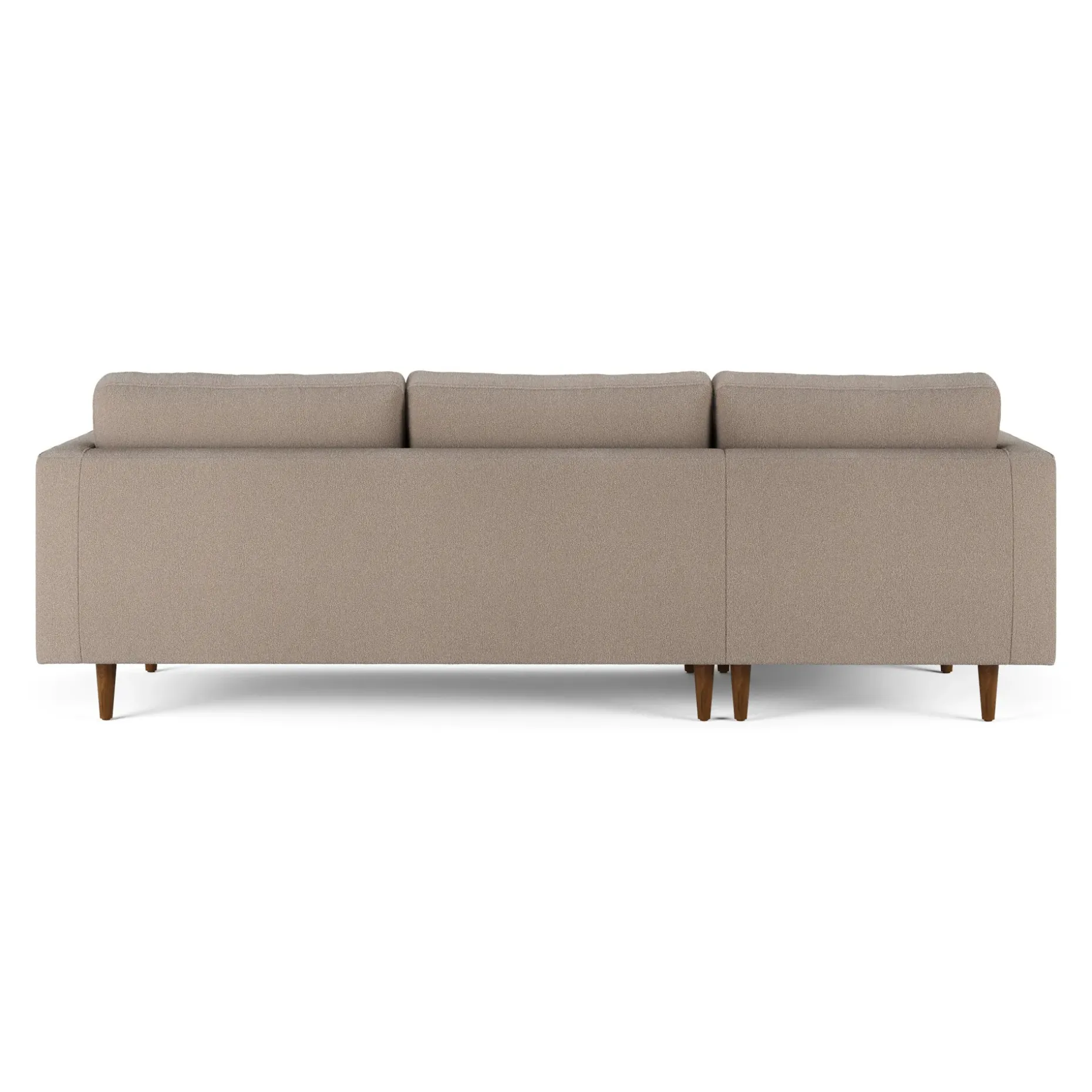 Sven 100" Tufted Left Sectional - Sandstone Wool Bouclé